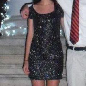 Glitter rainbow dress